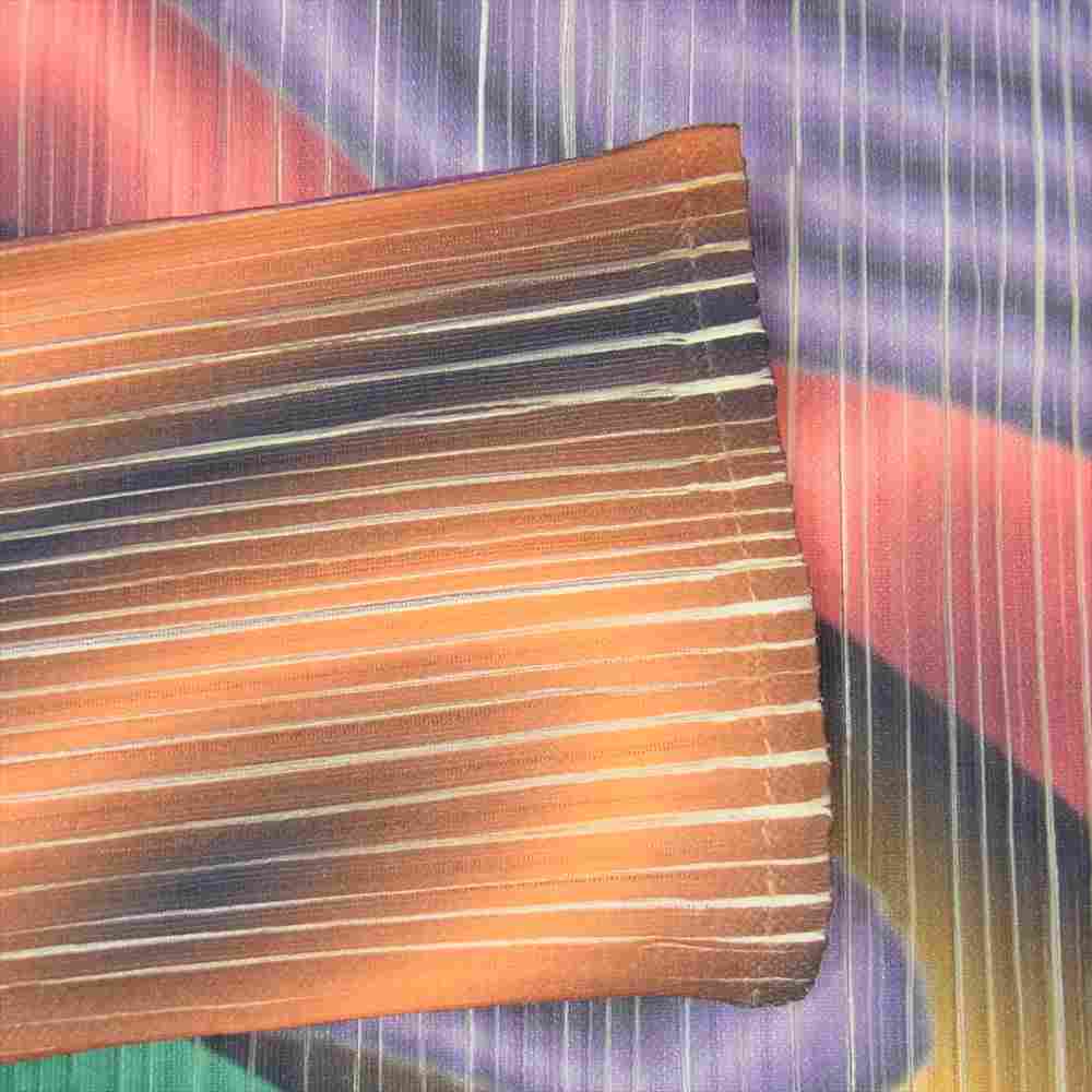 PLEATS PLEASE プリーツプリーズ イッセイミヤケ PP54-JK204 プリーツ加工 Tadanori Yokoo Graphic 横尾忠則 転写 プリント 総柄 ボトルネック カットソー マルチカラー系 F【美品】【中古】