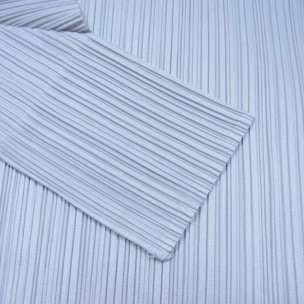 PLEATS PLEASE プリーツプリーズ イッセイミヤケ PP51-JK808 プリーツ加工 ボトルネック カットソー 長袖 グレー系 3【中古】