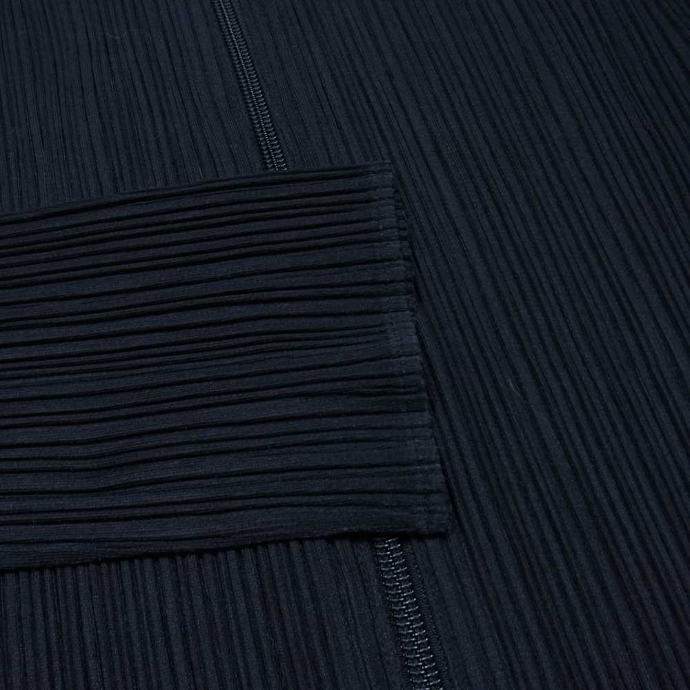 PLEATS PLEASE プリーツプリーズ イッセイミヤケ PP04-JD351 プリーツ加工 ジップ ジャケット ブラック系 4【中古】