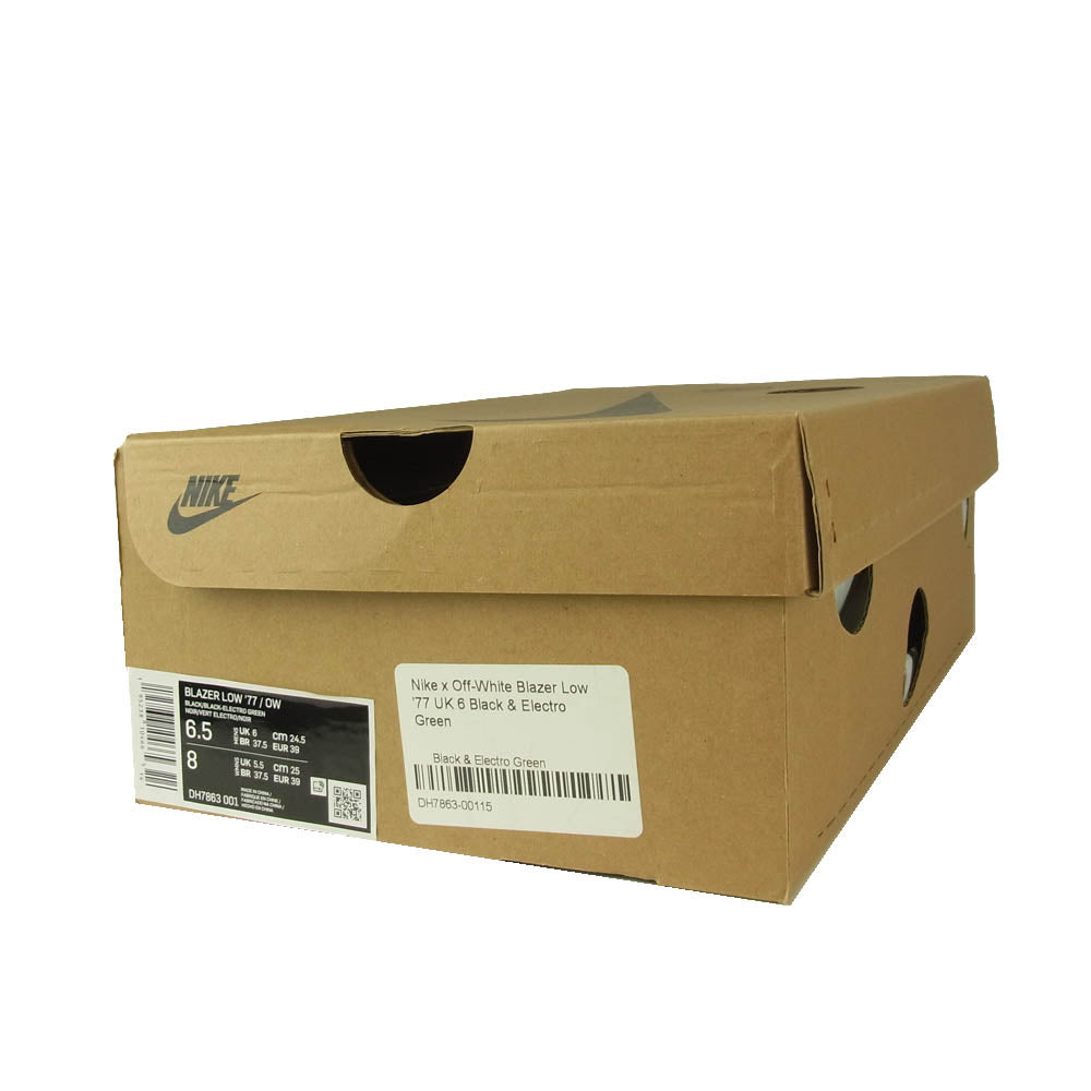 NIKE ナイキ DH7863-001 × OFF-WHITE オフホワイト Blazer Low ブレザ ロー 77 OW シューズ ブラック系 25㎝【新古品】【未使用】【中古】