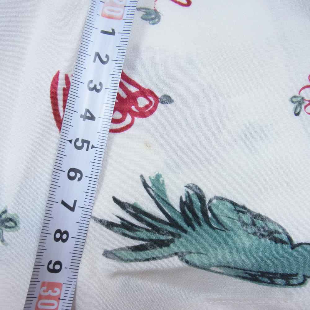 VISVIM ビズビム 22SS 0122105011017 WALLIS SHIRT S/S SUNNYBIRD 総柄 半袖 シャツ レッド系 1【美品】【中古】
