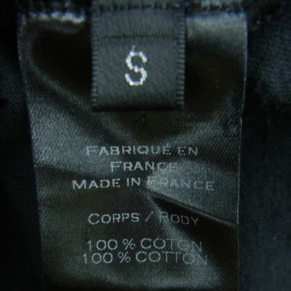 BALMAIN バルマン W5HJ601I512 BALMAIN ARMY プリント 半袖 Tシャツ コットン フランス製 ブラック系 S【中古】