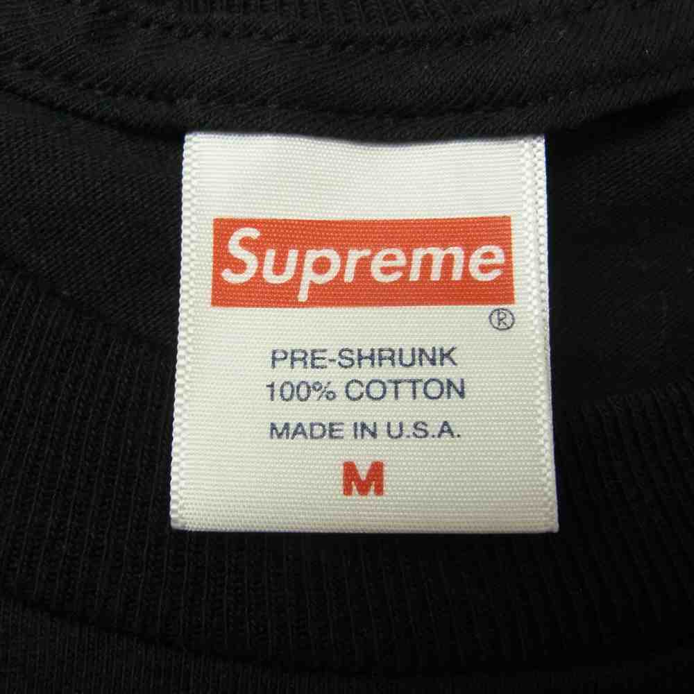 Supreme シュプリーム 20AW Scratch Tee スクラッチ ティー Tシャツ ブラック系 M【極上美品】【中古】