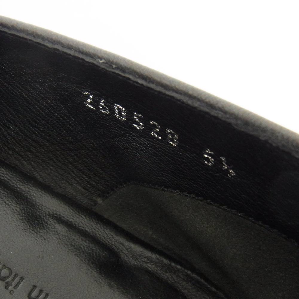 GUCCI グッチ 260528 ベロア ビッド ローファー スリッポン グレー系 5.5【中古】