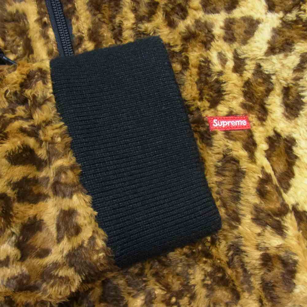 Supreme シュプリーム 14SS Fur Pullover レオパード ファー プルオーバー ベージュ系 XL【中古】