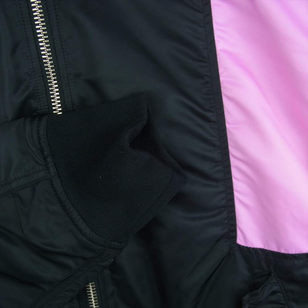 mastermind JAPAN マスターマインドジャパン 20AW TA1435-8041 C2H4 X MASTERMIND WORLD BOMBER JACKETRED PINK ボンバー MA-1 ジャケット ブラック系 ピンク系 S【新古品】【未使用】【中古】