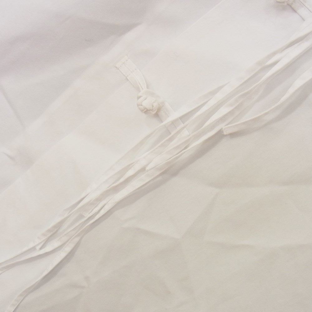 Yohji Yamamoto ヨウジヤマモト Y's ワイズ 20SS YN-B07-001 釈迦結びボタン チャイナ ロングシャツ ホワイト系 2【美品】【中古】