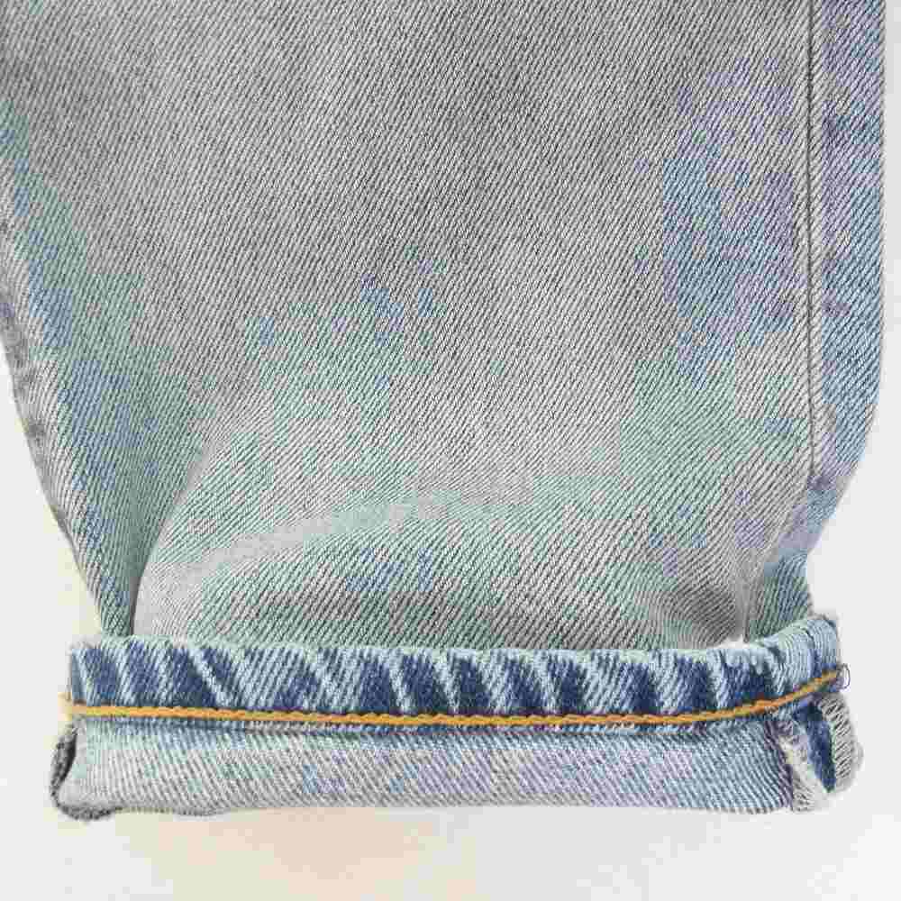 SAINT LAURENT サンローラン 510244 Y868M 国内正規品 D02 M SK-LW ユーズド加工 スキニー デニム パンツ インディゴブルー系 33【中古】