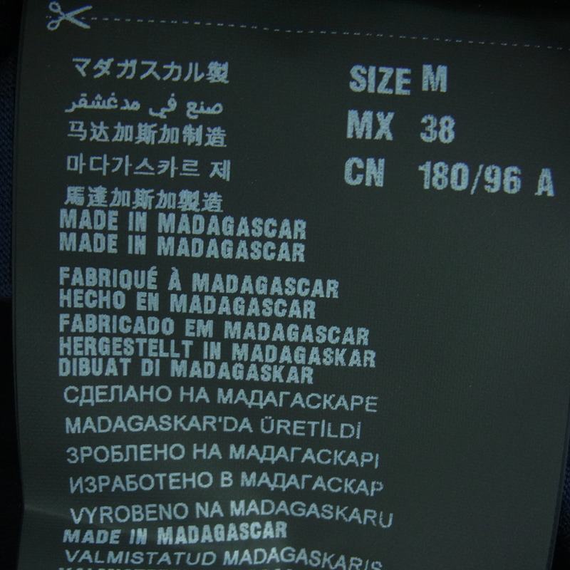 PRADA プラダ UJM492 S181 ILK 国内正規品 三角プレート パッチ クルーネック 半袖 Tシャツ カットソー ダークネイビー系 M【中古】
