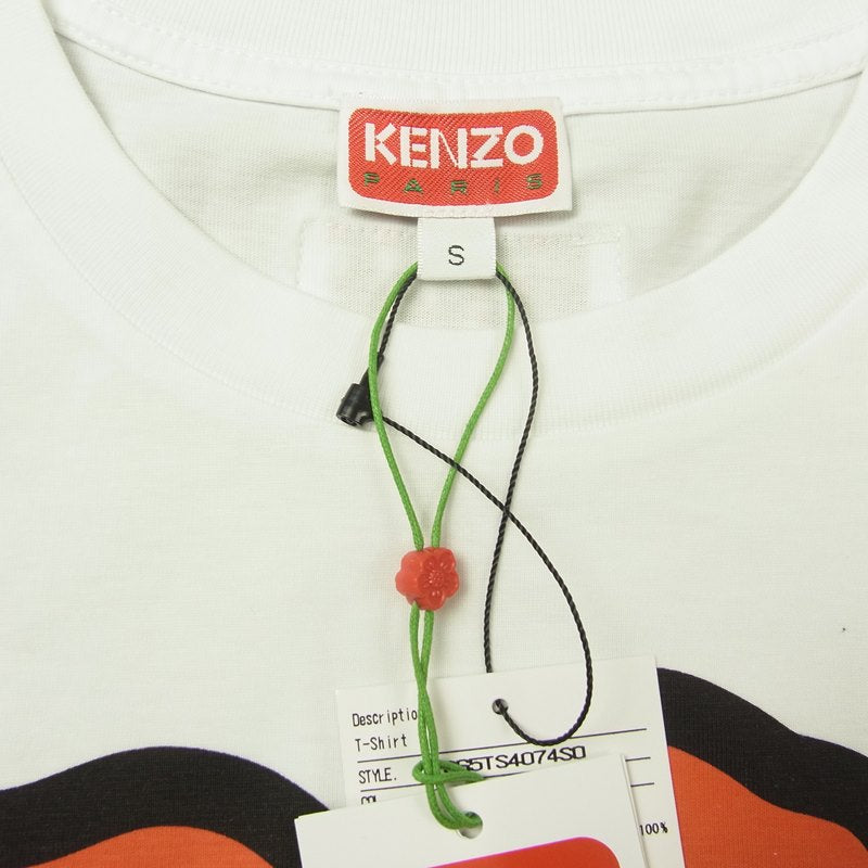 KENZO ケンゾー 22AW FC65TS4074SO x Nigo Boke Flower S/S T-Shirt ボケ フラワー Tシャツ  ホワイト系 S【新古品】【未使用】【中古】