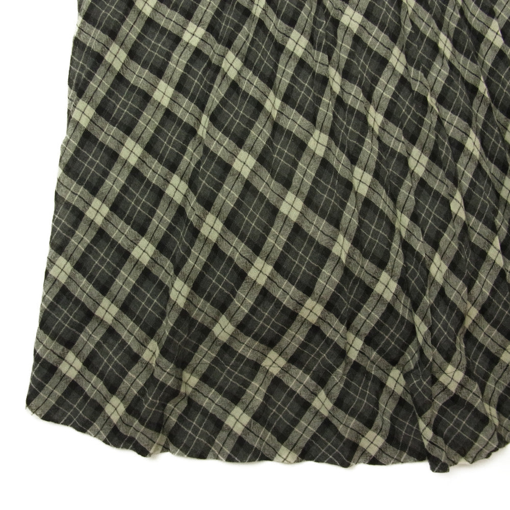 BURBERRY BLUE LABEL バーバリーブルーレーベル チェック ワンピース ブラック系 36【中古】