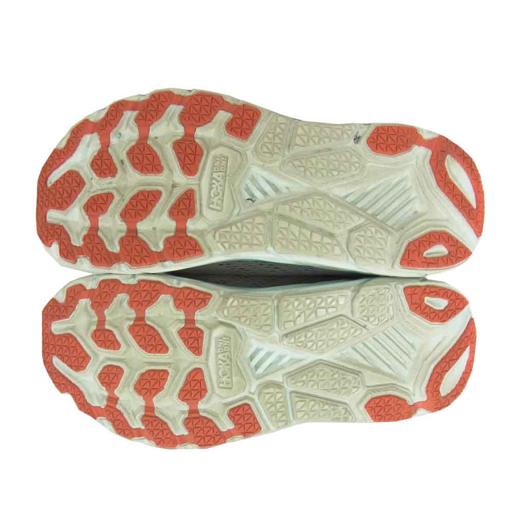 HOKA ONE ONE ホカ オネオネ M CLIFTON 7 クリフトン 7 スニーカー ランニングシューズ グレー系 25.5cm【中古】