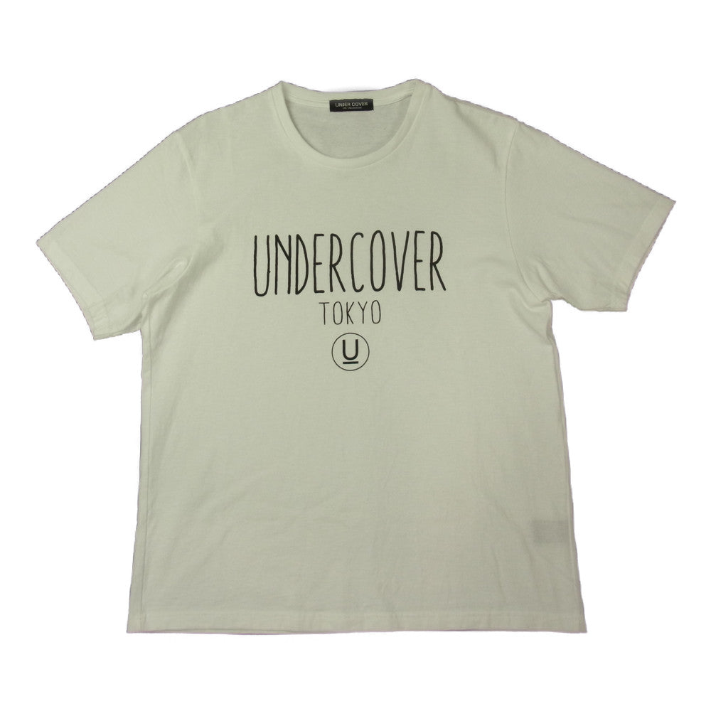 UNDERCOVER アンダーカバー ロゴ プリント Tシャツ ホワイト系 2【中古】
