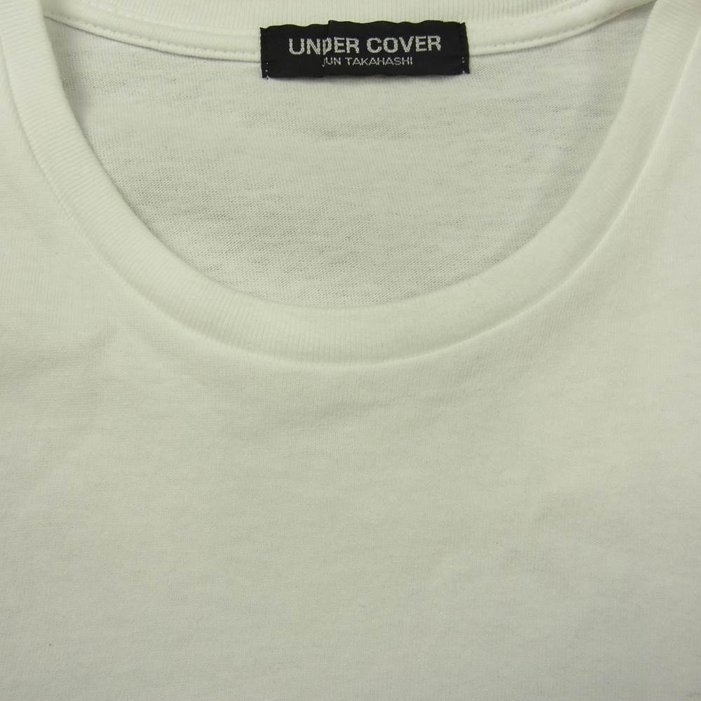 UNDERCOVER アンダーカバー ロゴ プリント Tシャツ ホワイト系 2【中古】