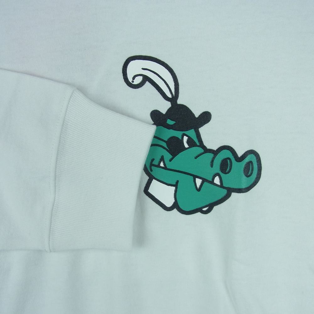 ブラックアイパッチ 21SS BEPSS21TE03 GASIUS PIRATE L/S TEE ガシアス パイレーツ 長袖 Tシャツ ホワイト系 L【新古品】【未使用】【中古】