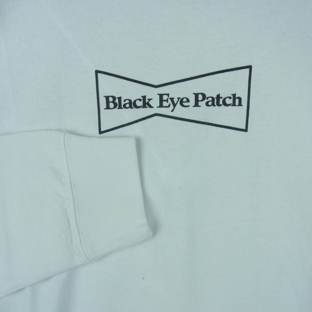 ブラックアイパッチ 21SS BEPSS21EI20 Wasted Youth ウェイステッドユース ロゴ 長袖 Tシャツ ホワイト系 M【新古品】【未使用】【中古】