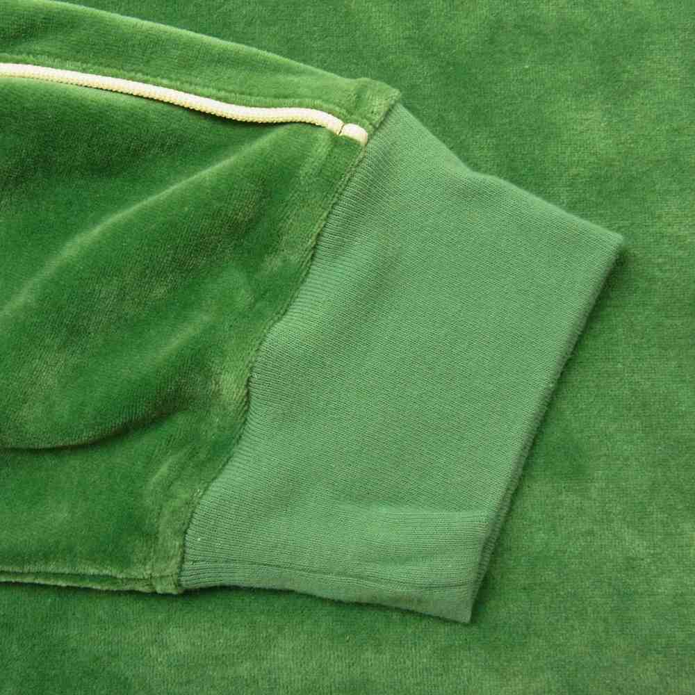 ブラックアイパッチ 21AW BEPFW21TP06 B Emblem Piping Velour Crew ベロア プルオーバー スウェット グリーン系 L【新古品】【未使用】【中古】