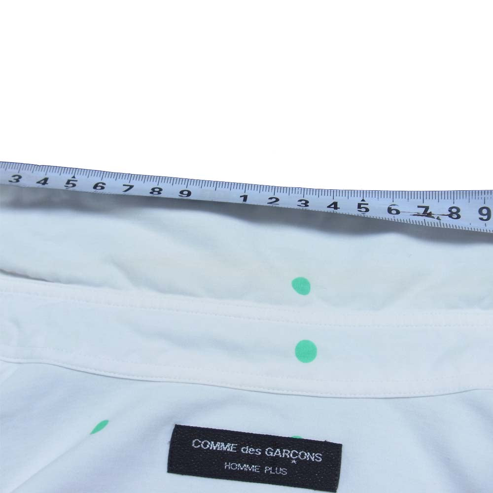 COMME des GARCONS コムデギャルソン HOMME PLUS 06SS オムプリュス ドットプリント 長袖 シャツ ホワイト系 表記無し【中古】