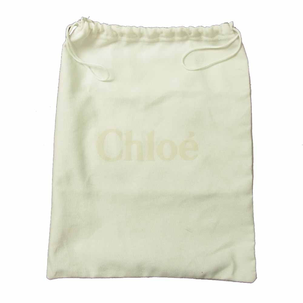 Chloe クロエ チャンキー ヒール アンクル ストラップ パンプス マスタード系 36.5【中古】