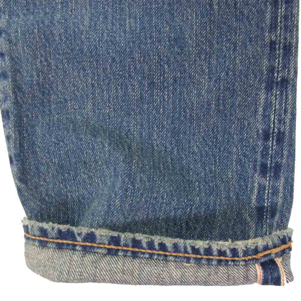 HYSTERIC GLAMOUR ヒステリックグラマー 0202AP01 NOBU リメイク ダメージ クラッシュ加工 デニムパンツ インディゴブルー系 30【中古】