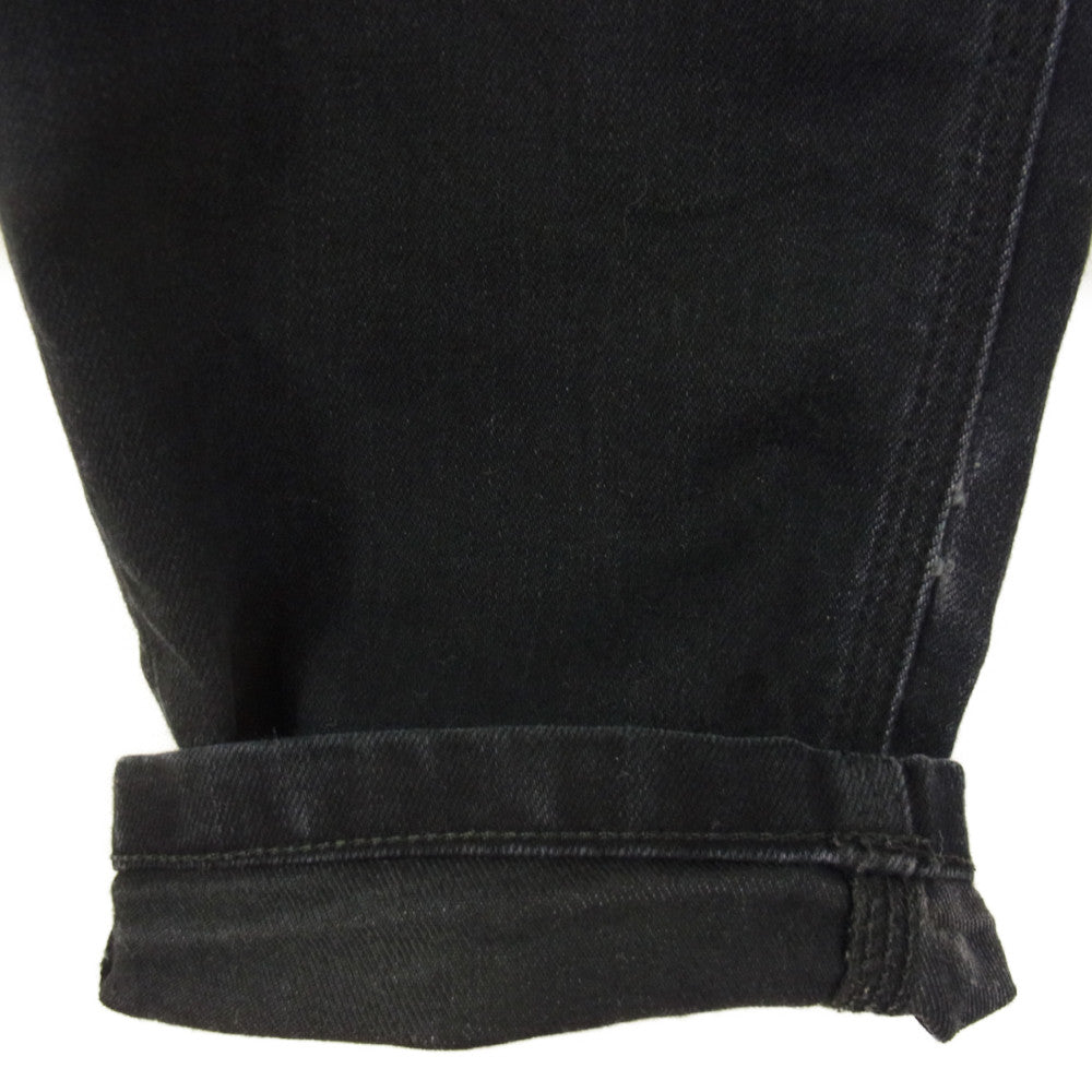 NEIL BARRETT ニールバレット PBDE102 E800T 国内正規品 SUPER SKINNY FIT REGULAR RISE スーパースキニー デニムパンツ ブラック ブラック系 32【中古】