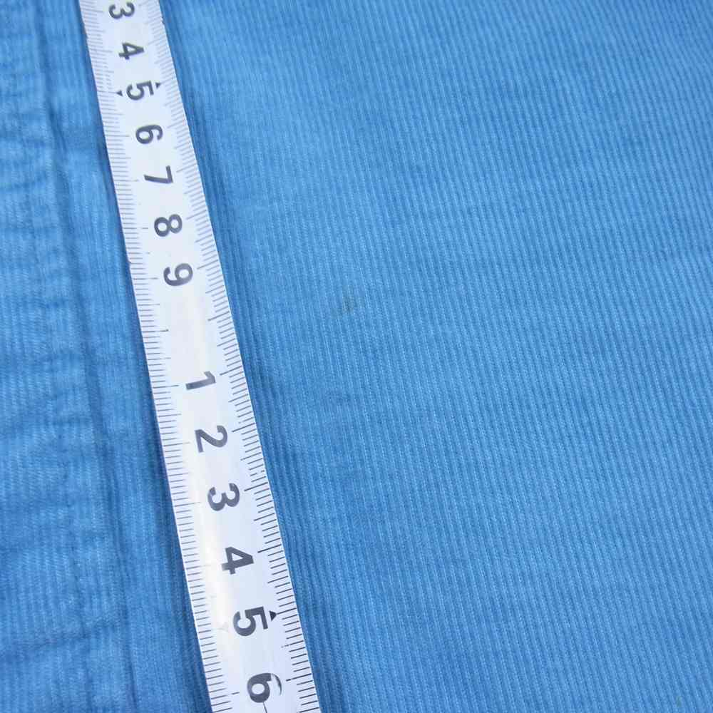 BONCOURA ボンクラ ウエスタン シャツ コーデュロイ ライトブルー系 38【中古】