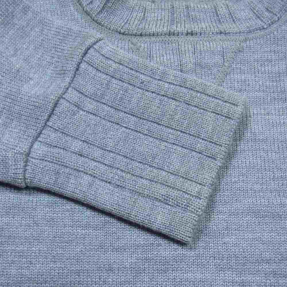 BONCOURA ボンクラ 両V セーター ウール ニット グレー系 38【中古】