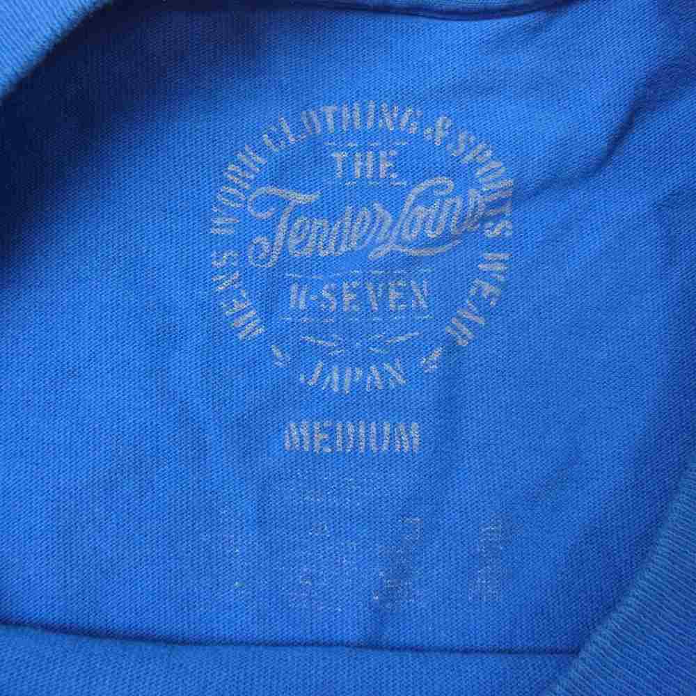 TENDERLOIN テンダーロイン T-TEE 69 イーグル ポケット Tシャツ ブルー系 M【中古】
