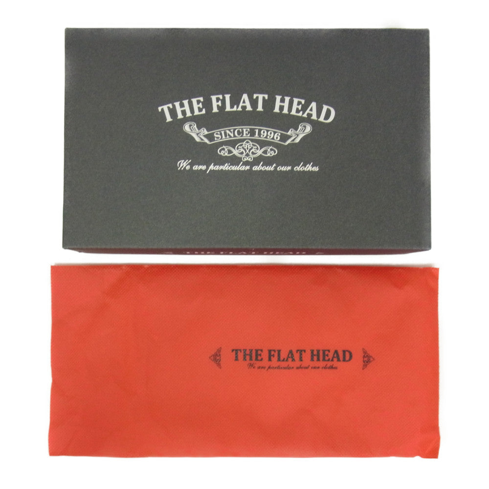 THE FLAT HEAD ザフラットヘッド コードバン コンチョ付き ロングウォレット 長財布 ブラウン系【中古】