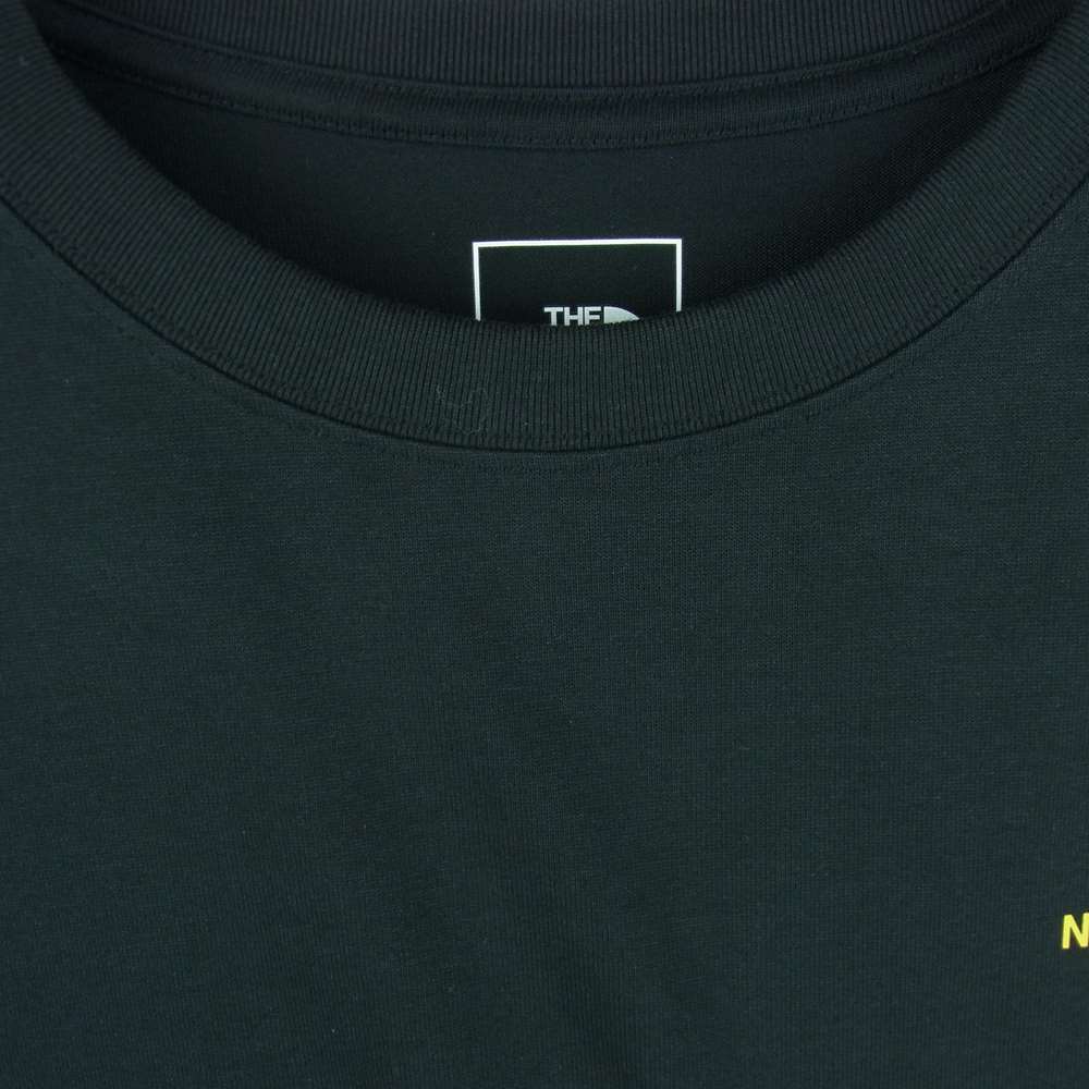 THE NORTH FACE ノースフェイス NT32144 S/S Back Square Logo Tee ショート スリーブ バックスクエア ロゴ 半袖 Tシャツ ブラック系 サミットゴールド M【新古品】【未使用】【中古】