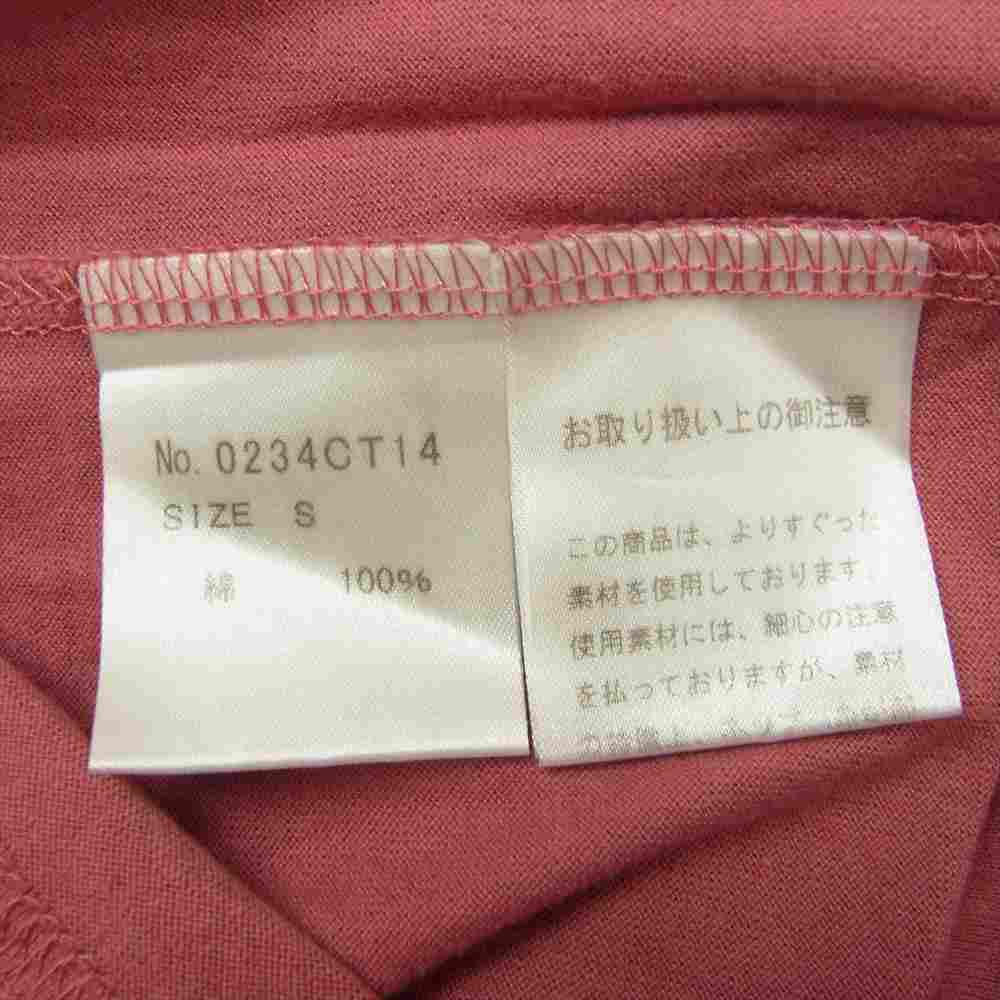 HYSTERIC GLAMOUR ヒステリックグラマー 0234CT14 CL COURTNEY MAY 5 COURTNEY LOVE コートニーラブ プリント Tシャツ ピンク系 S【中古】
