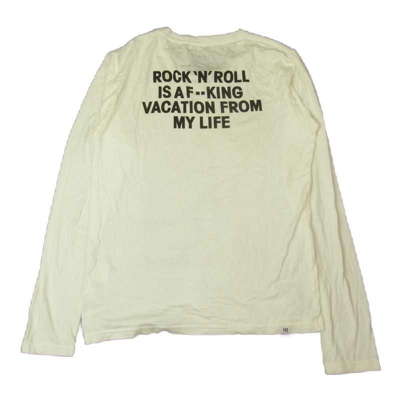 HYSTERIC GLAMOUR ヒステリックグラマー 0263CL09 COURTNEY LOVE コートニーラブ フォトプリント Tシャツ 長袖  ホワイト系 S【中古】