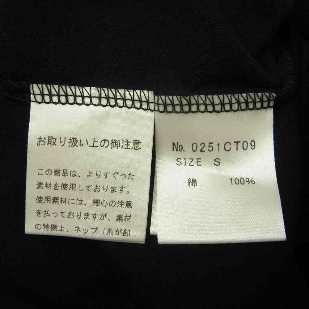 HYSTERIC GLAMOUR ヒステリックグラマー 0251CT09 KISS CHILD pt T-SH キス プリント Tシャツ ブラック ブラック系 S【新古品】【未使用】【中古】