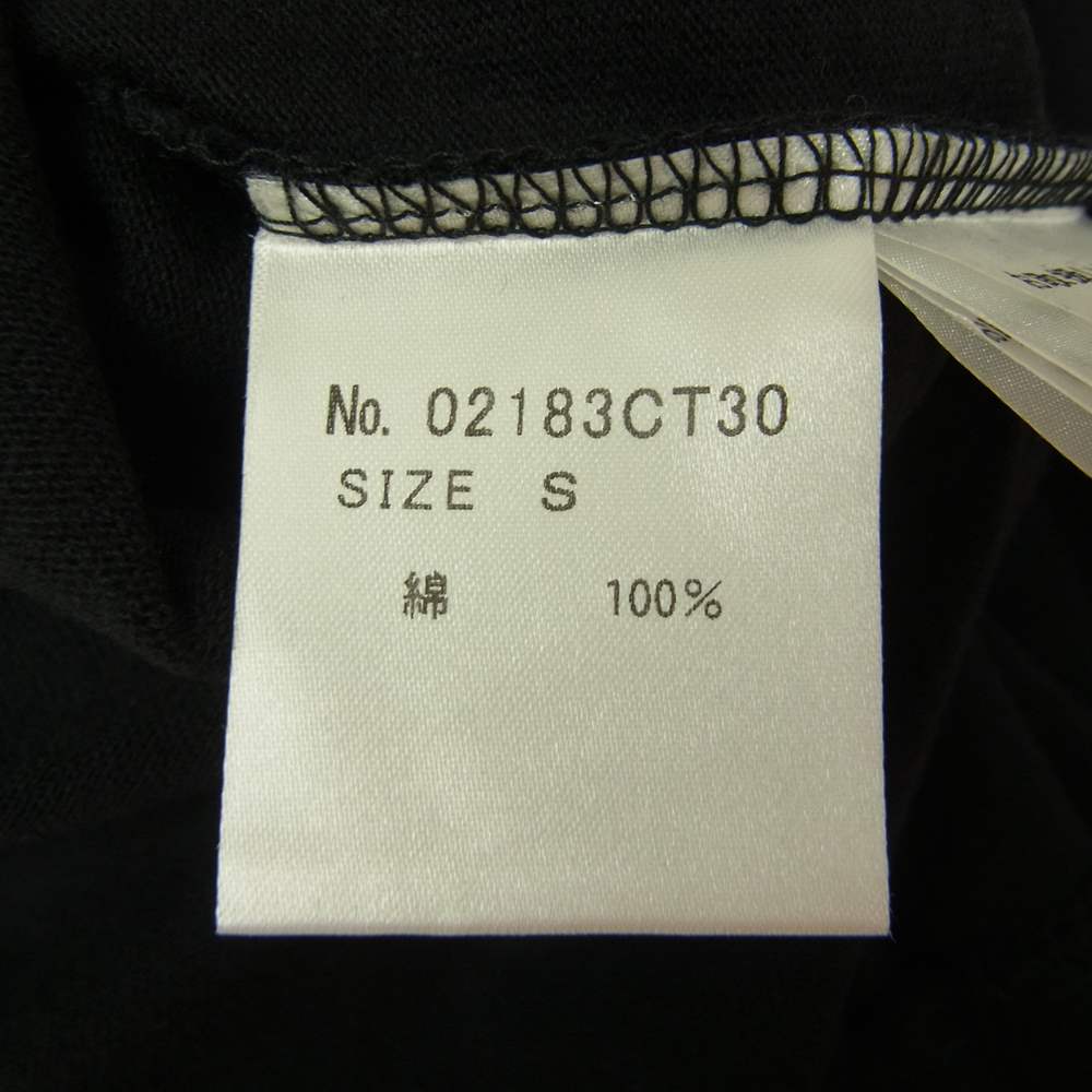 HYSTERIC GLAMOUR ヒステリックグラマー 02183CT30 野口強 Stie-lo DEATH SONG プリント Tシャツ ブラック系 S【新古品】【未使用】【中古】