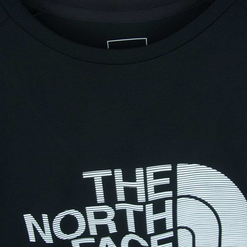 THE NORTH FACE ノースフェイス NT12276 S/S GTD LOGO CREW ロゴ クルーネック 半袖 Tシャツ ブラック系 XL【中古】