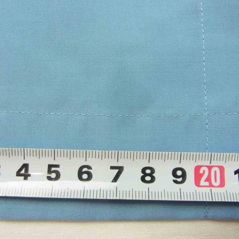 ISSEY MIYAKE イッセイミヤケ 132 5. イチサンニーゴー 19SS IL91FJ051 スクエア ネック 半袖 シャツ ブルー系 3【美品】【中古】