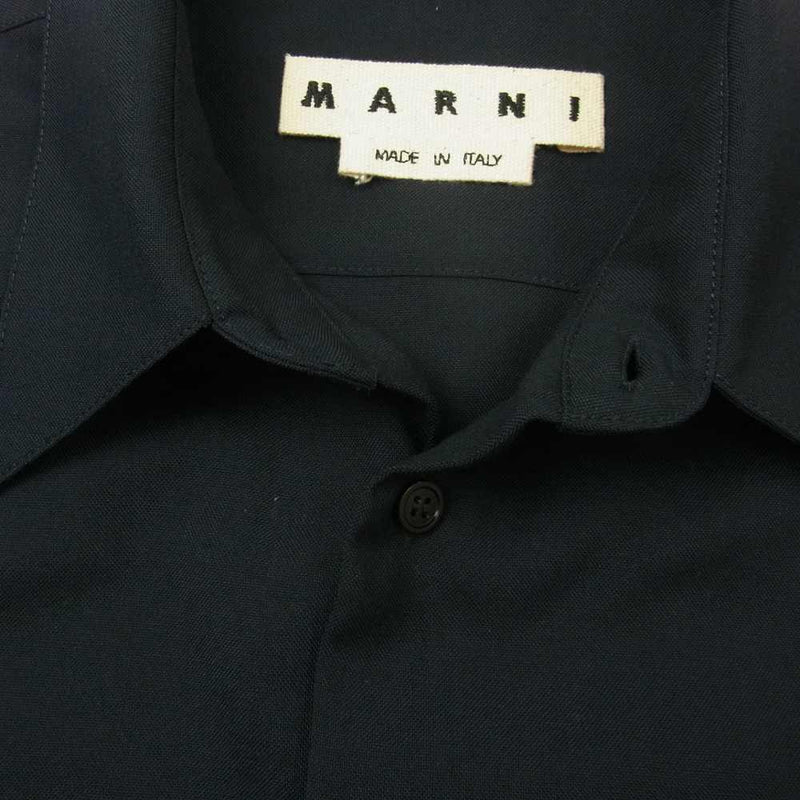 マルニ 21SS ウールトロピカルレギュラーカラーシャツ CUMU0061A0