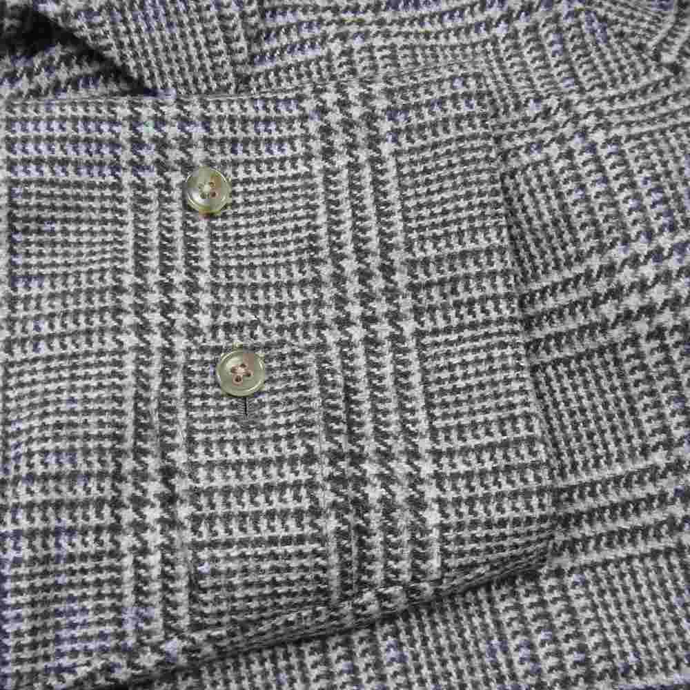 ANATOMICA アナトミカ 530-562-01 SINGLE RAGLAN COAT 2 REVERSIBLE ウールツイード コットンギャバジン リバーシブル シングル ラグラン ステンカラー コート ベージュ系 48【極上美品】【中古】
