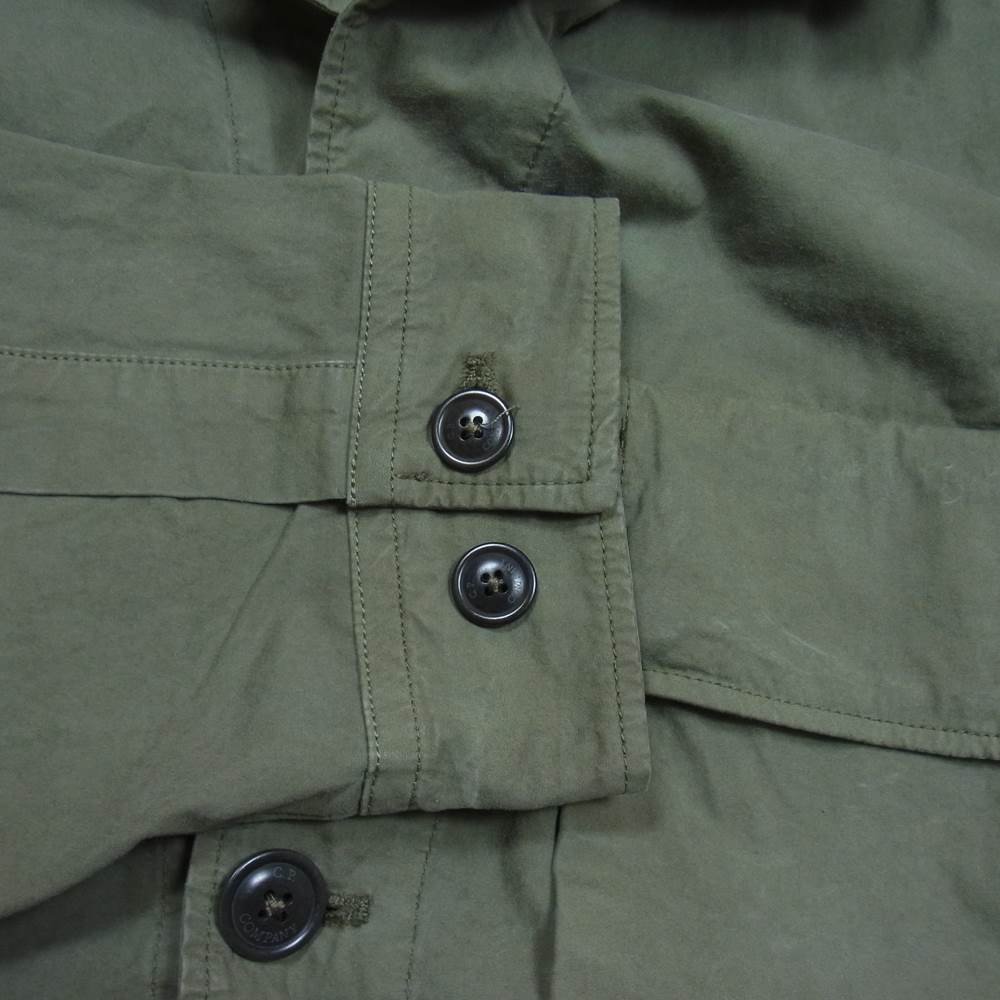 C.P.Company シーピーカンパニー 12CMOW212A ゴーグルレンズディテール ガーメントダイ カバーオール ジャケット カーキ系 56【中古】