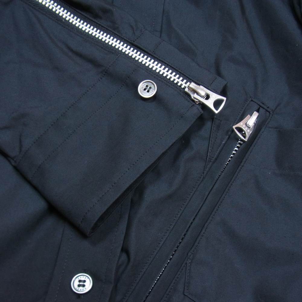 Sacai サカイ 22SS 22-02724M Cotton Weather Shirt コットン ウェザー シャツ ブラック系 4【美品】【中古】