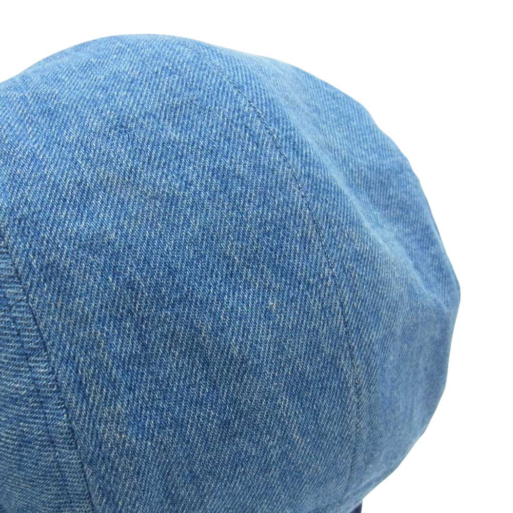 WTAPS ダブルタップス 202HCDT-HT04 T-5 / CAP / COTTON. DENIM 5パネル スエード デニム キャップ インディゴブルー系【中古】