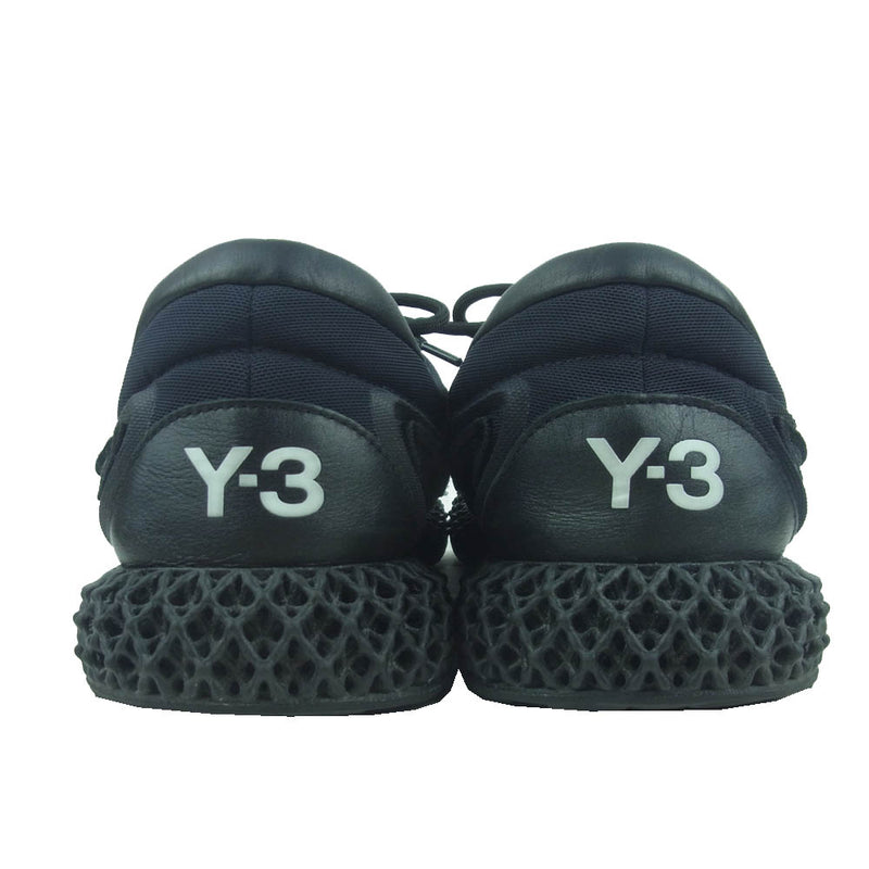 Yohji Yamamoto ヨウジヤマモト Y-3 ワイスリー 20SS FU9207 4D Runner ランナー ローカット スニーカー  ブラック系 28.5cm【中古】
