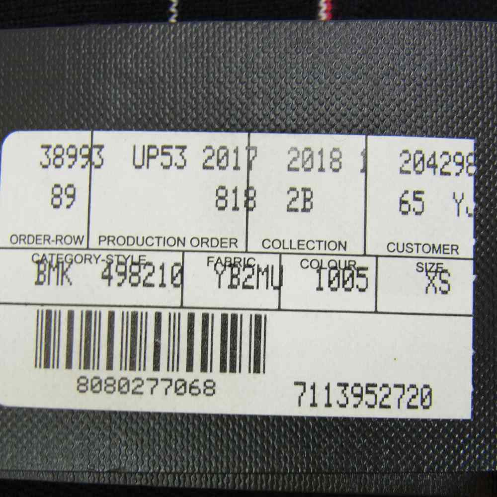 SAINT LAURENT サンローラン 国内正規品 498210 YB2MU ボーター 半袖 ポロシャツ ブラック系 XS【極上美品】【中古】