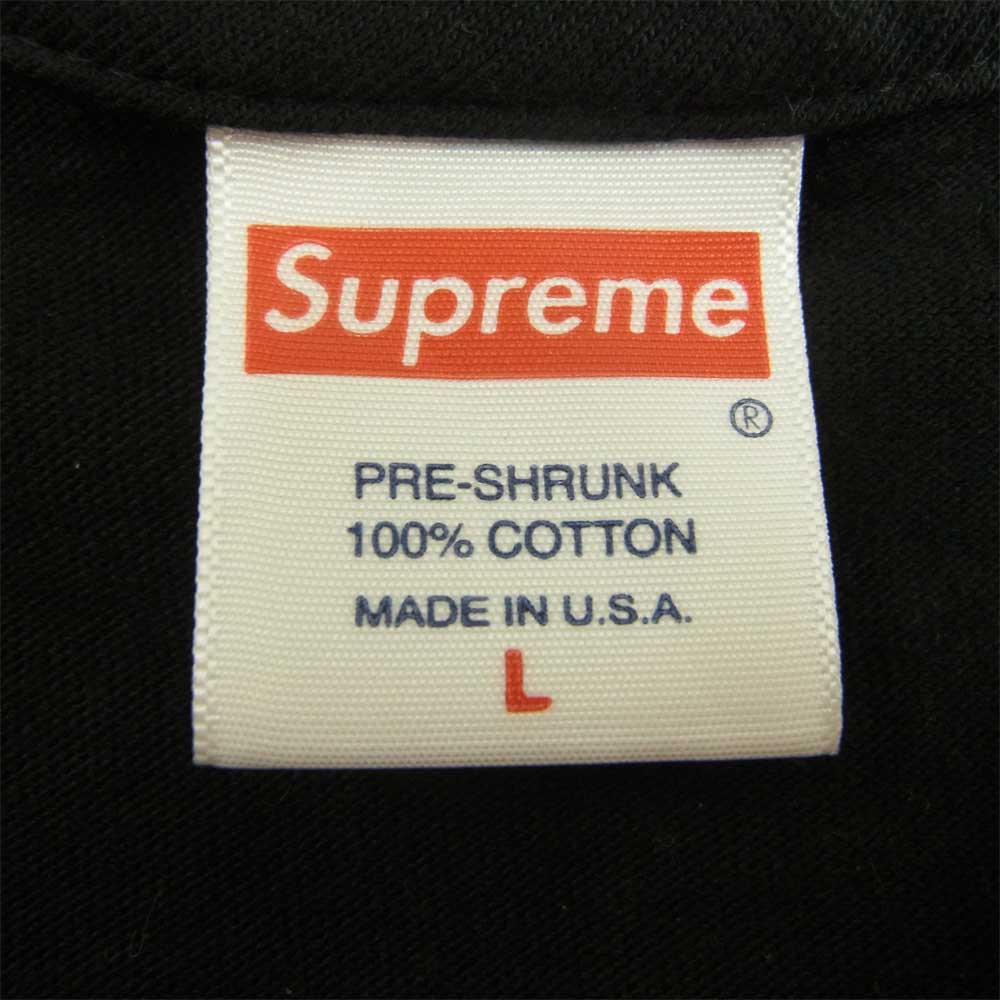 Supreme シュプリーム 20AW Cross Box Logo Tee クロス ボックス ロゴ Tシャツ ブラック系 L【中古】