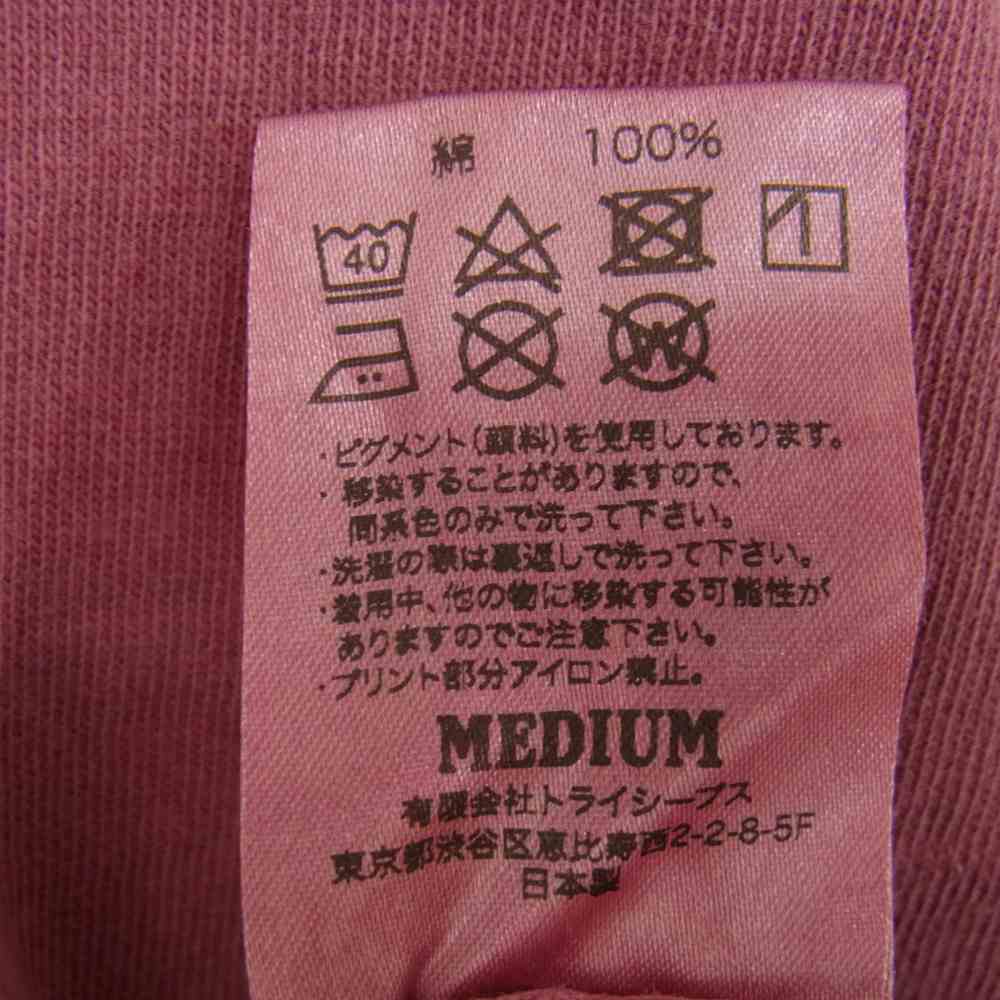 STANDARD CALIFORNIA スタンダードカリフォルニア Basic Logo T Official Store Limited 限定 ベーシックロゴ Tシャツ ピンク系 M【中古】
