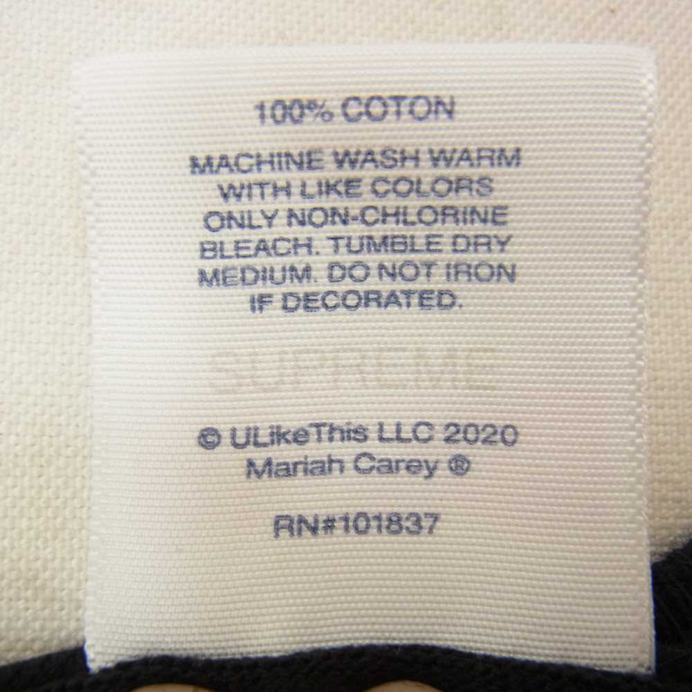 Supreme シュプリーム 20AW Mariah Carey Tee マライア キャリー 半袖 Tシャツ ブラック系 XL【中古】