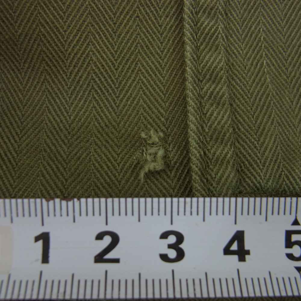 VISVIM ビズビム SMITHSON PANTS HERRINGBONE スミスソン ヘリンボーン ベイカー ミリタリー パンツ カーキ系 L【中古】