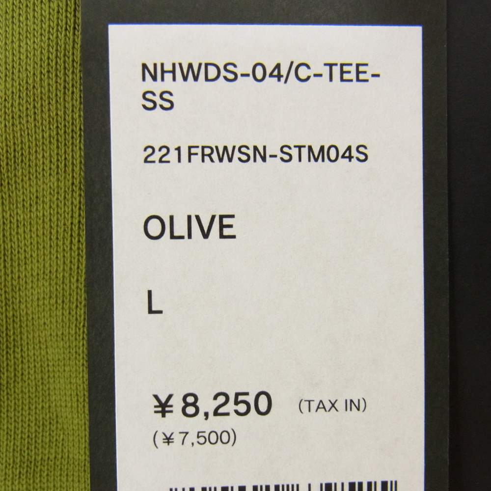 NEIGHBORHOOD ネイバーフッド 22SS 221FRWSN-STM04S × WIND AND SEA NHWDS-4/C-TEE.SS ウィンダンシー 半袖 Tシャツ オリーブ オリーブ系 L【新古品】【未使用】【中古】