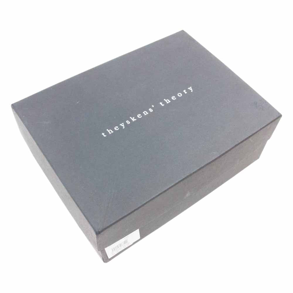 theory セオリー theyskens theory ティスケンス セオリー レザー レースアップ ブーツ ワインレッド系【極上美品】【中古】