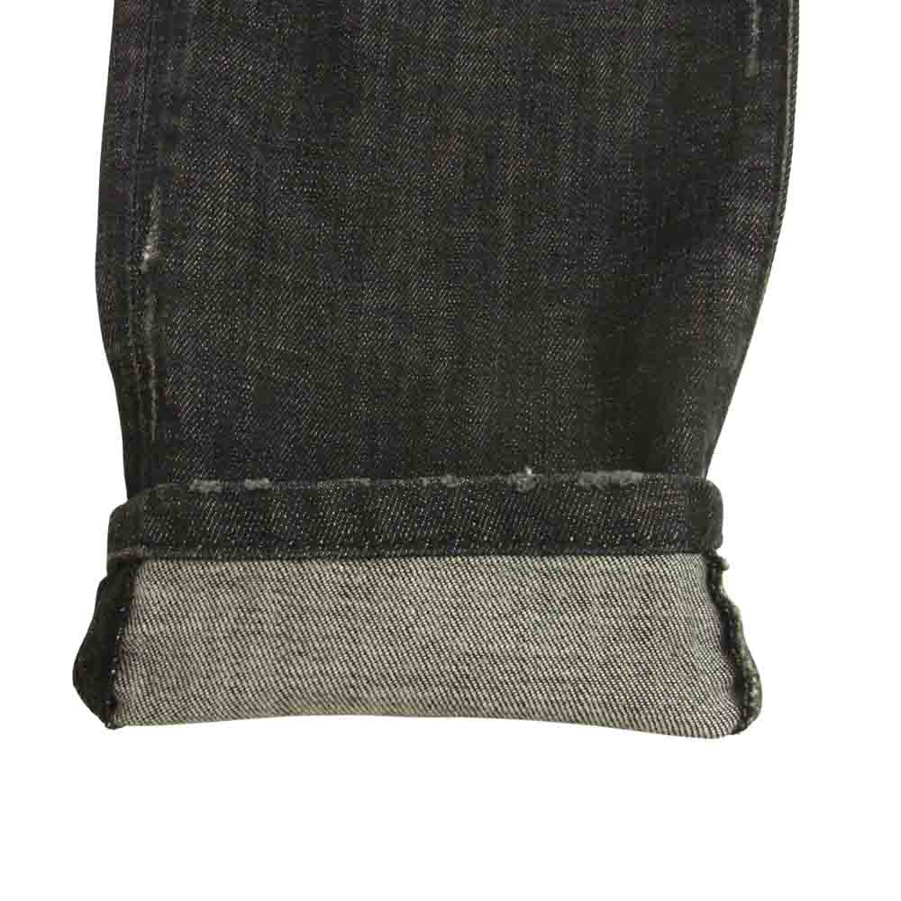 DSQUARED2 ディースクエアード S71LB0658 ジャパンタグ BLACK DENIM SKATER JEAN ブラックデニム スケーター ウォッシュド ダメージ加工 ペイント ジーンズ デニムパンツ ブラック系 46【中古】